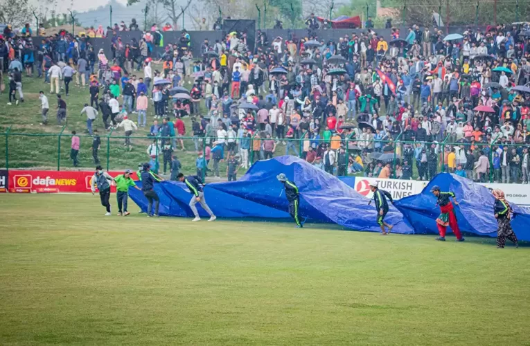 वर्षाले खेल फेरी रोकियो,खेल हुन नसकेमा नेपाल एशिया कपमा छनौट हुने
