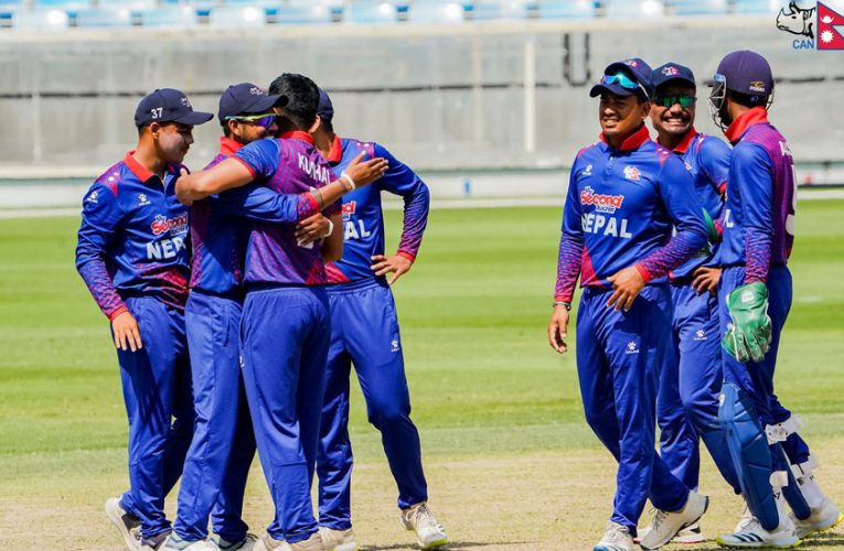 नेपाली टोली पाकिस्तानसँग चार विकेटले पराजित , यूएई र भारतको खेलमा भारतको जित