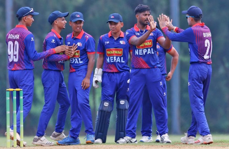 यू-१९ क्रिकेट टिम आज नेपाल फर्किंदै