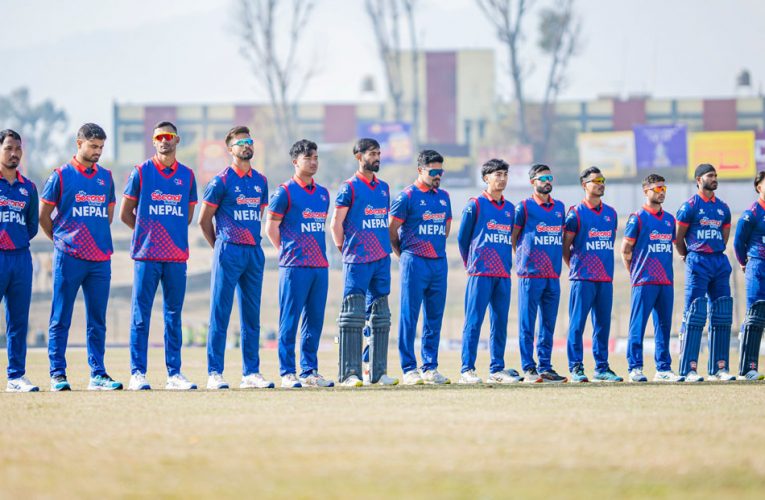 आज नेपाली राष्ट्रिय क्रिकेट टोलीले गुजरातविरुद्ध खेल्दै